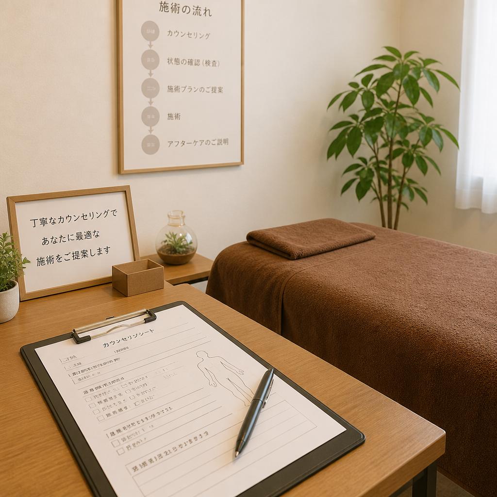 実際の施術の流れ